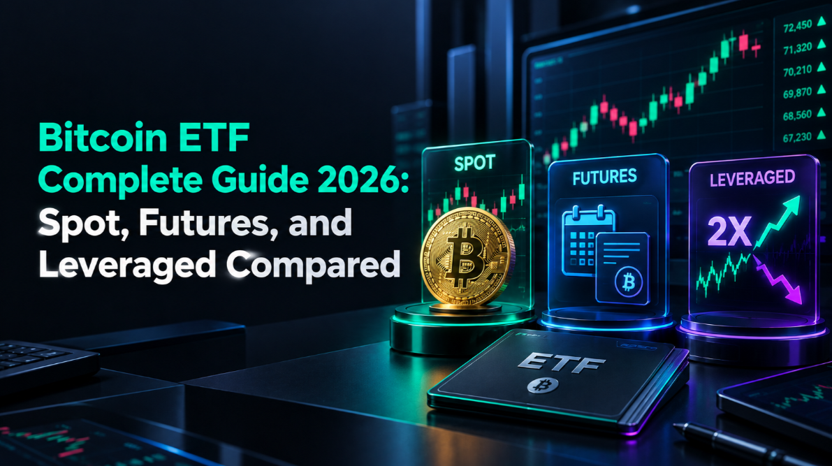 Bitcoin ETF Complete Guide 2026: Spot, Futures, and Leveraged Compared