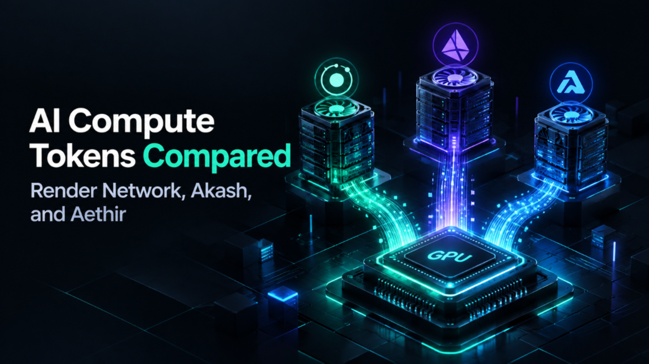 AI Compute Tokens Compared: Render Network, Akash, and Aethir