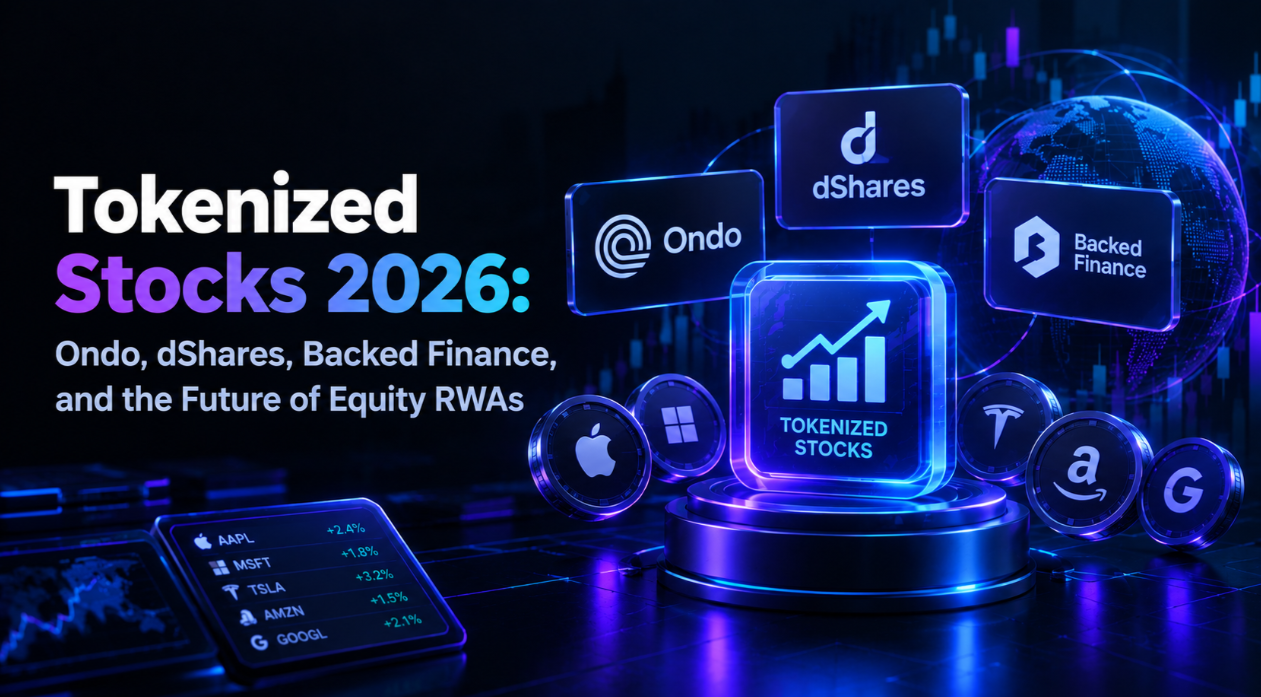 Tokenized Stocks 2026: Ondo, dShares, Backed Finance, and the Future of Equity RWAs