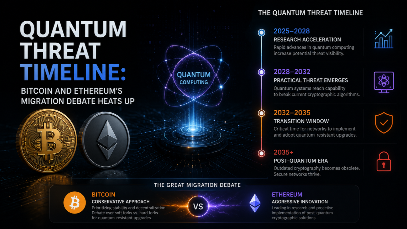 Quantum Threat Timeline: Bitcoin and Ethereum's Migration Debate Heats Up