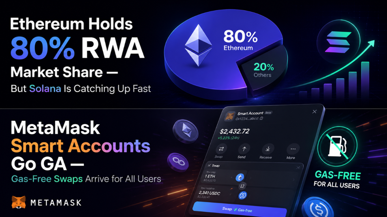 MetaMask Smart Accounts Go GA — Gas-Free Swaps Arrive for All Users