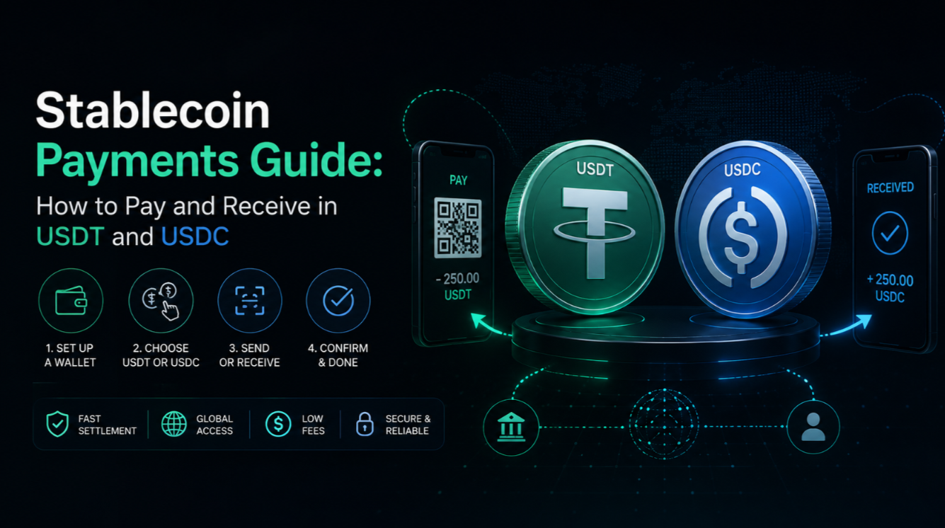 Stablecoin Payments Guide: How to Pay and Receive in USDT and USDC