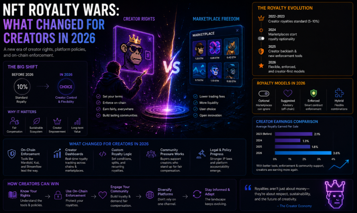 NFT Royalty Wars: What Changed for Creators in 2026
