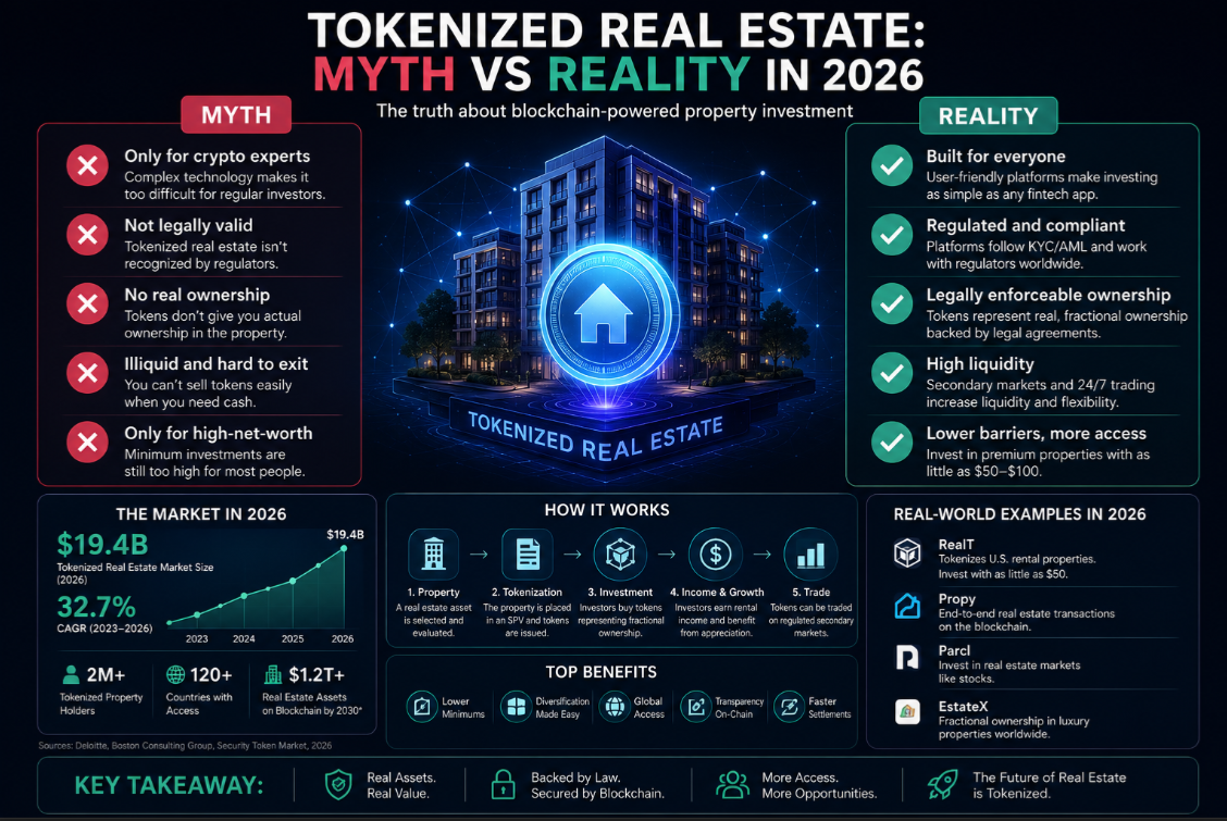 Tokenized Real Estate: Myth vs Reality in 2026
