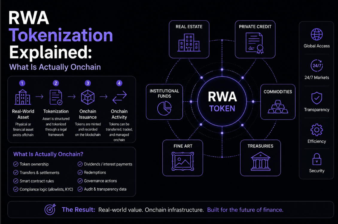 RWA Tokenization Explained: What Is Actually Onchain