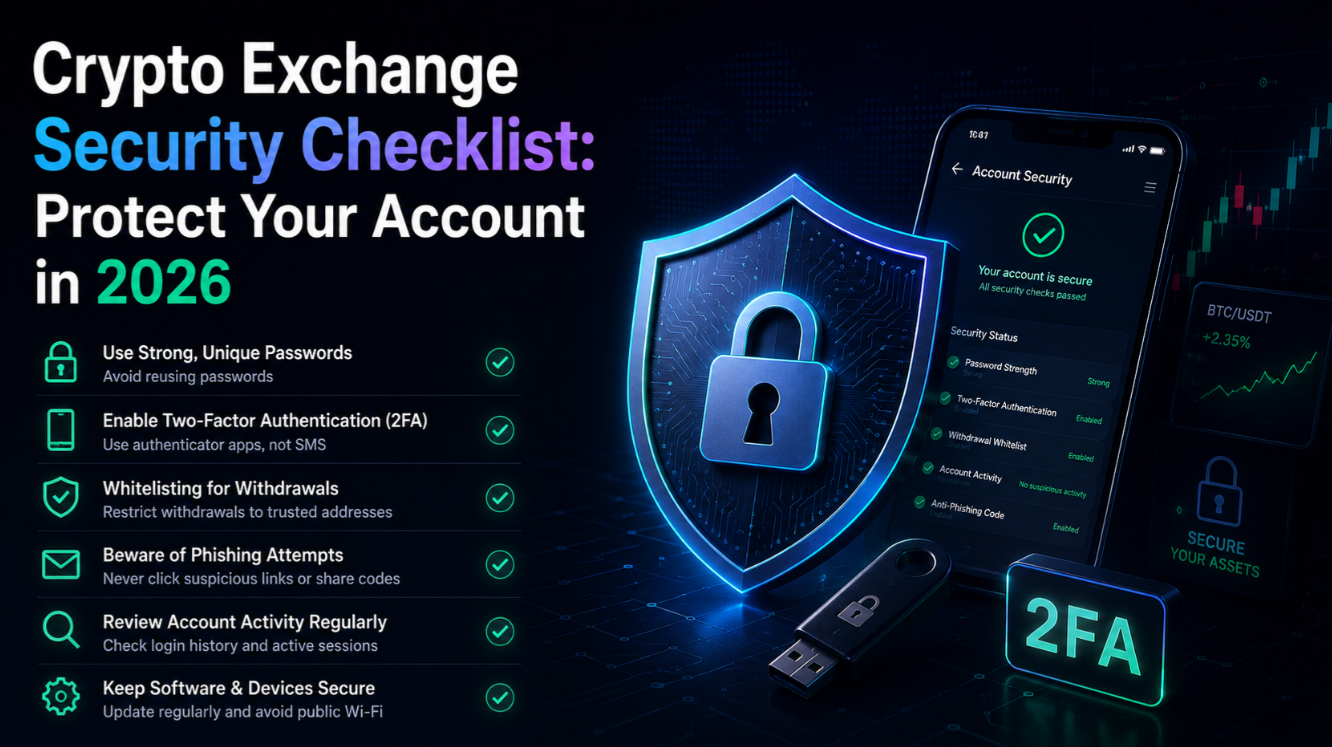 Crypto Exchange Security Checklist: Protect Your Account in 2026