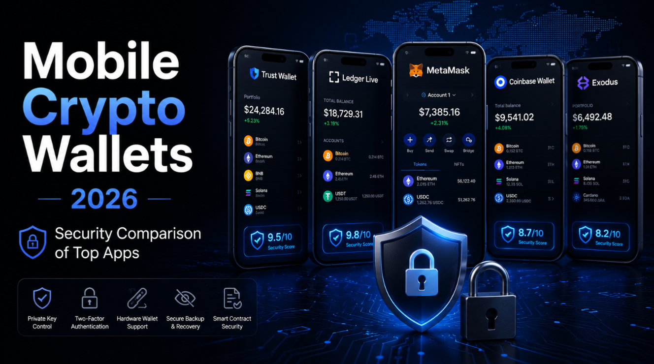 Mobile Crypto Wallets 2026: Security Comparison of Top Apps