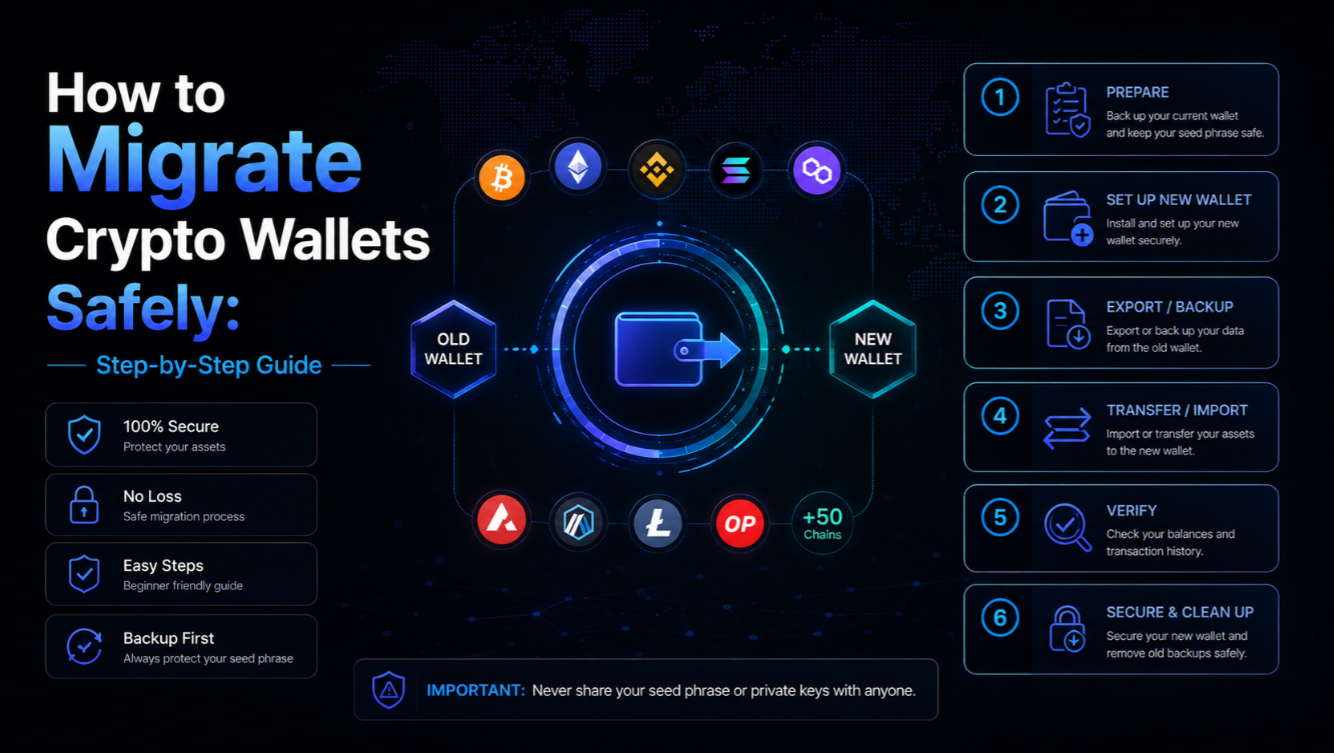 How to Migrate Crypto Wallets Safely: Step-by-Step Guide