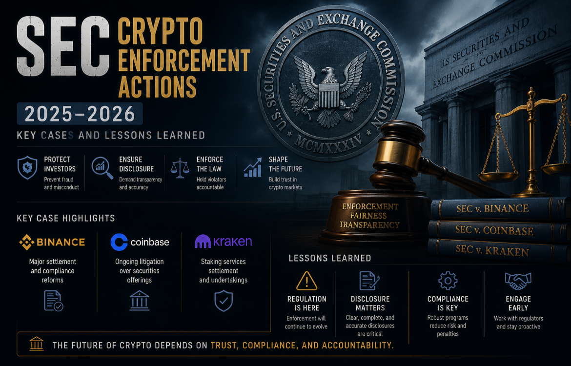 SEC Crypto Enforcement Actions 2025–2026: Key Cases and Lessons Learned
