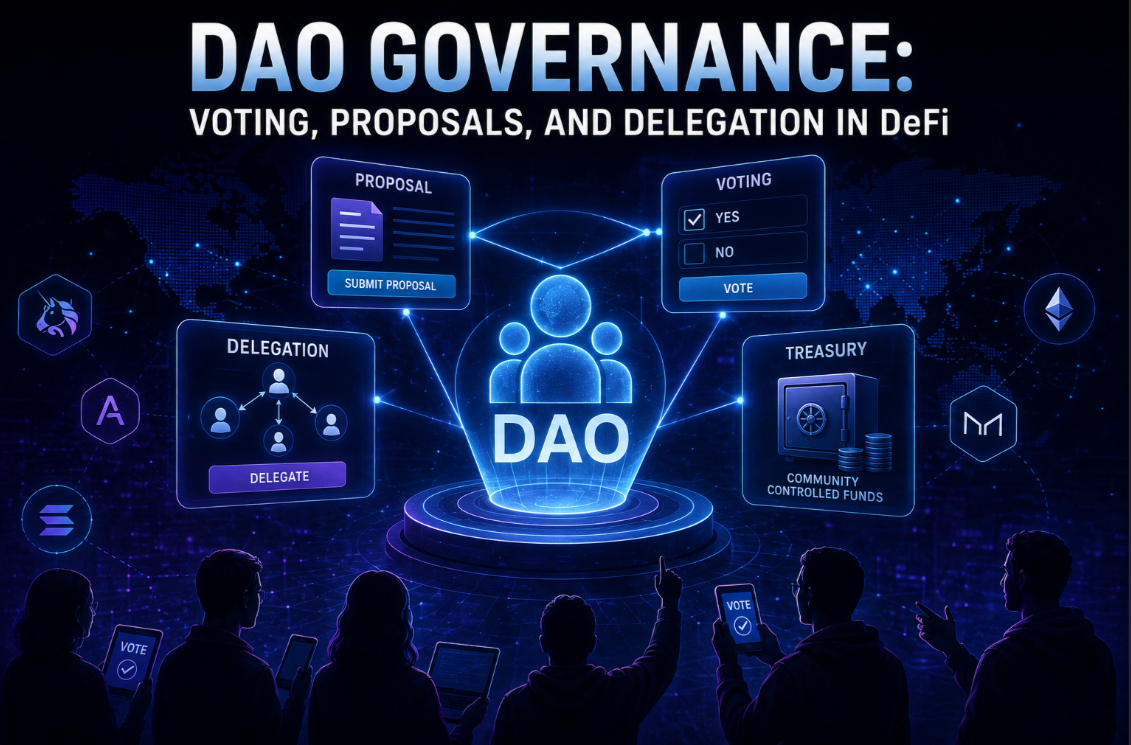 DAO Governance: Voting, Proposals, and Delegation in DeFi