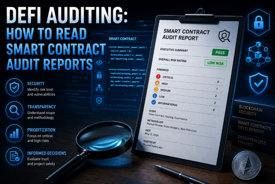 DeFi Auditing: How to Read Smart Contract Audit Reports