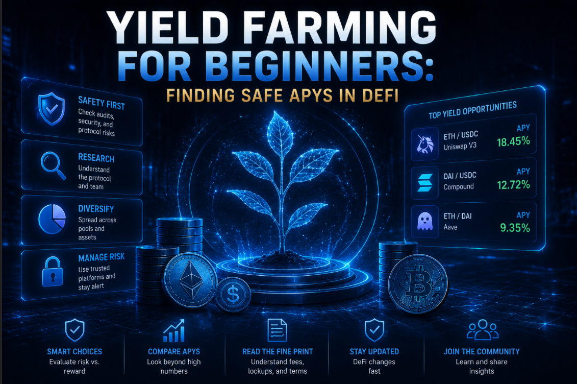 Yield Farming for Beginners: Finding Safe APYs in DeFi