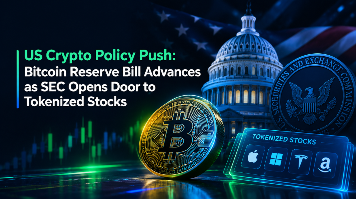 US Crypto Policy Push: Bitcoin Reserve Bill Advances as SEC Opens Door to Tokenized Stocks