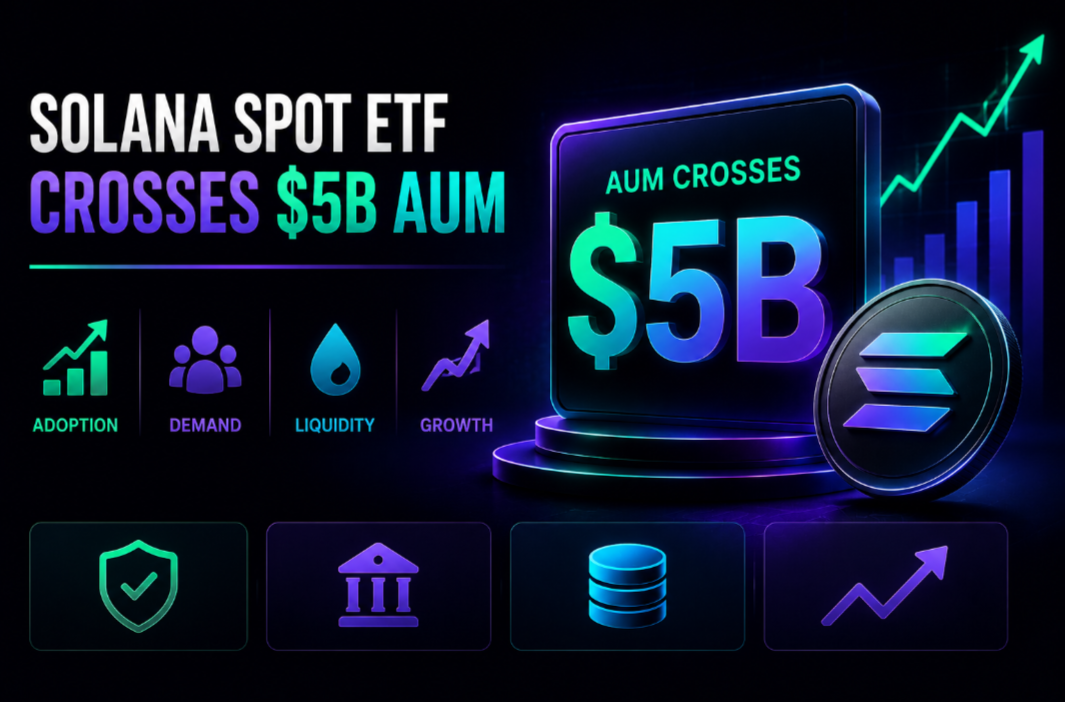 Solana Spot ETF Crosses $5B AUM Milestone — What It Means for SOL