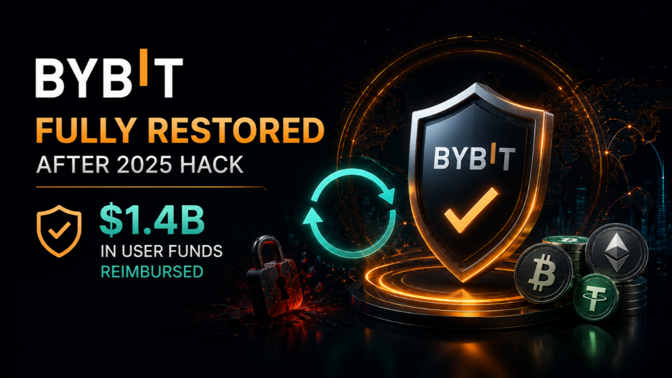 Bybit Fully Restored After 2025 Hack — $1.4B in User Funds Reimbursed
