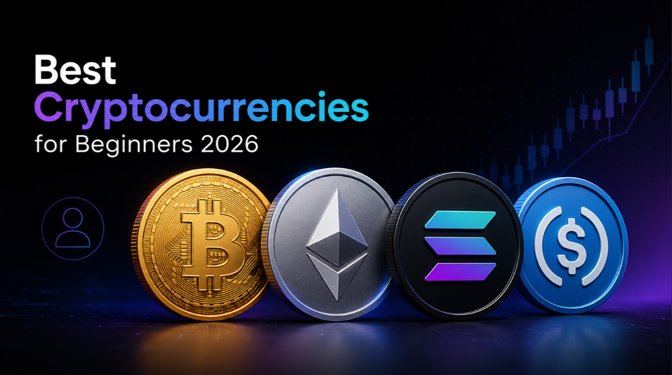 Best Cryptocurrencies for Beginners 2026: BTC, ETH, SOL & Stablecoins