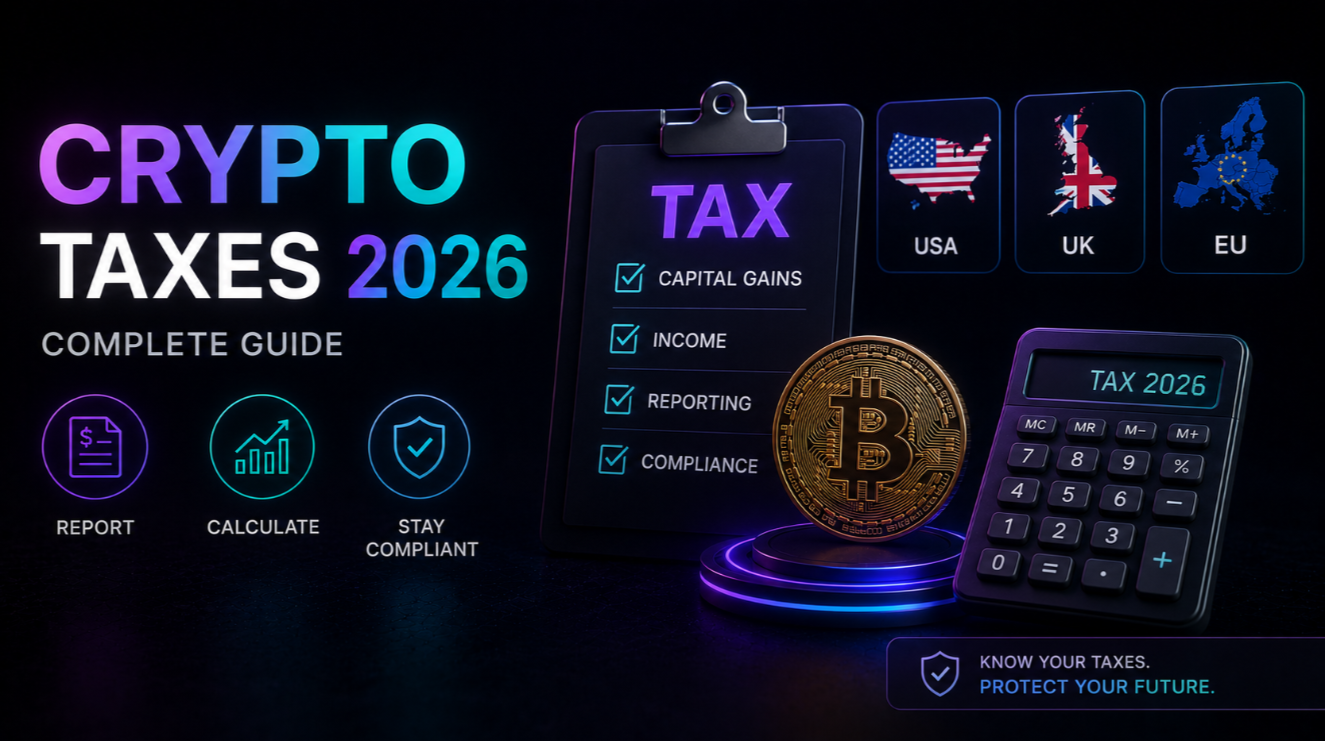 Crypto Taxes 2026: Complete Guide for US, UK, EU Investors